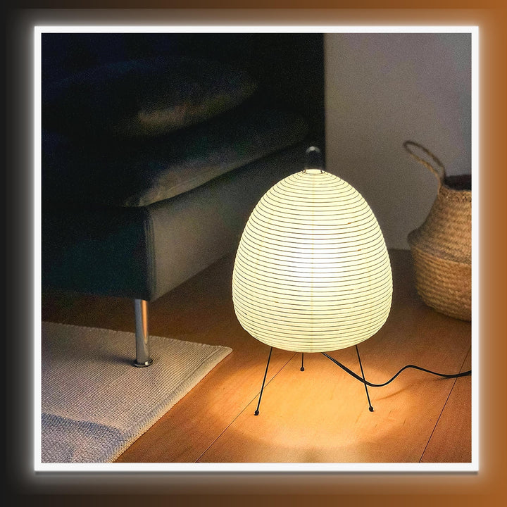 Japanese Style Rice Paper Lantern Led Table Lamp - Homefy