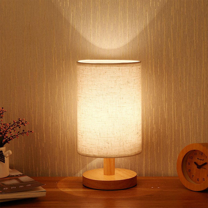 Night Lights Wooden Table Lamp (LED Bulb Included) - Homefy