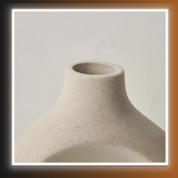 Nordic Style Ceramic Abstract Pampas Vase - Homefy