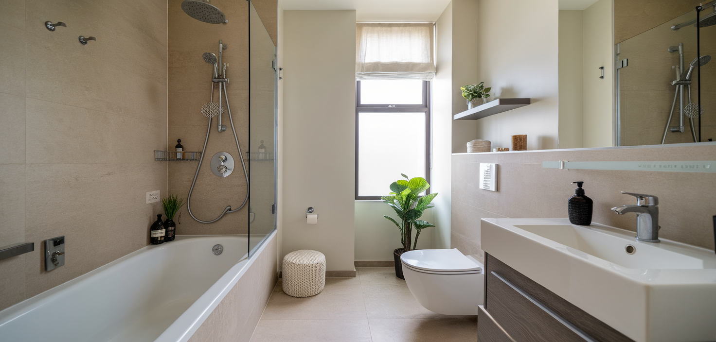 View of Small Apartment Bathroom Design Ideas for 2025 Spaces – Homefy