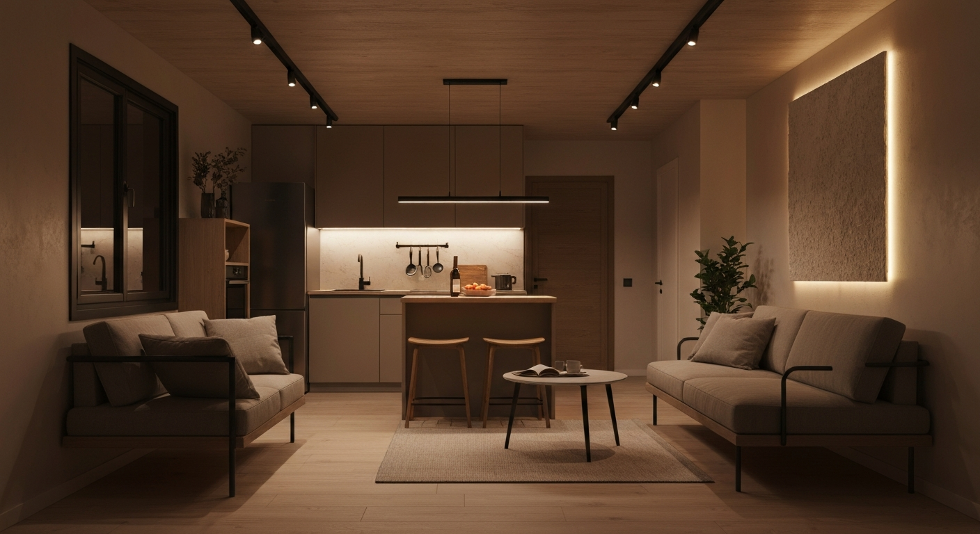 Layered Lighting Principle for Depth in Tiny Homes – Homefy