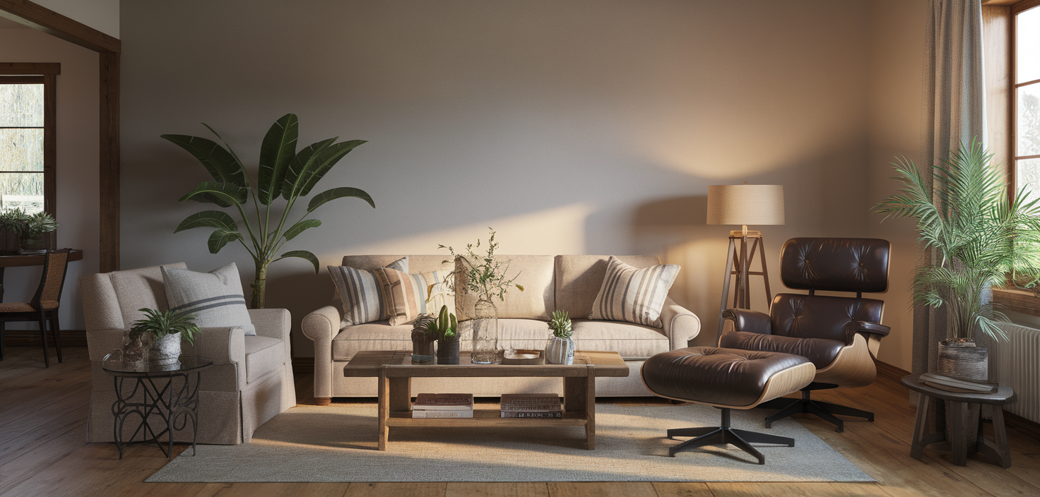 A closer look at Rustic Modern Home Decor With Vintage Lighting