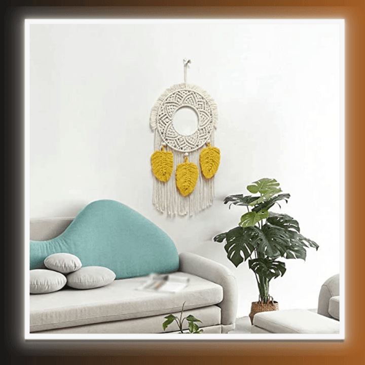 Boho Style Hand-Woven Macrame Wall Hanging - Homefy