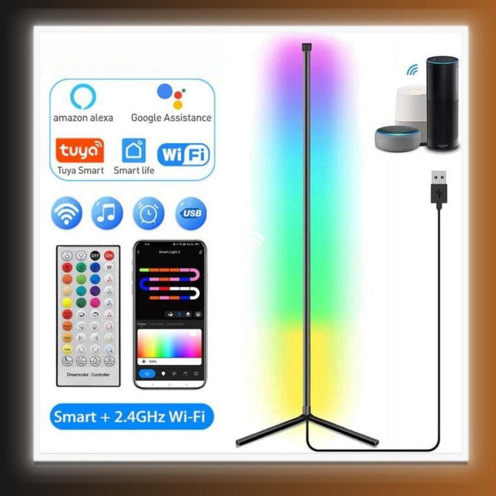 Stand Corner Floor Lamp 150 LED Smart RGB - Homefy