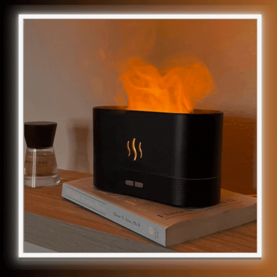 Fire Humidifier Filter Flame Fire Humidifier Aromatherapy Diffuser – Homefy