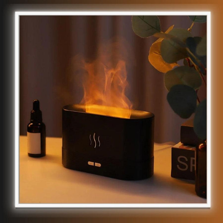 Flame Fire Air Humidifier Aromatherapy Diffuser - Homefy