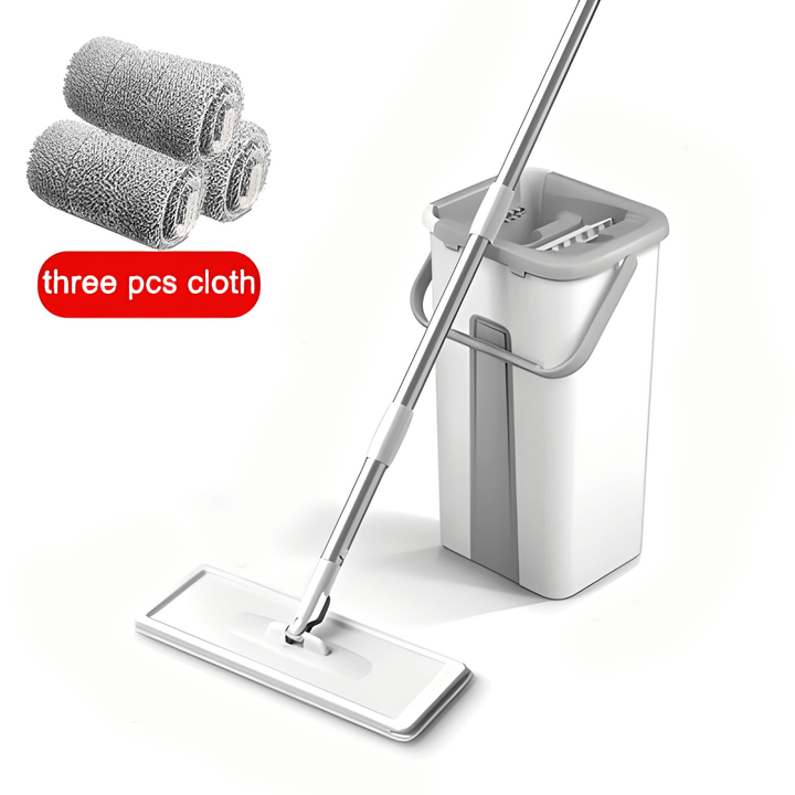 Flat Mop and Bucket with Wringer Set - Homefy